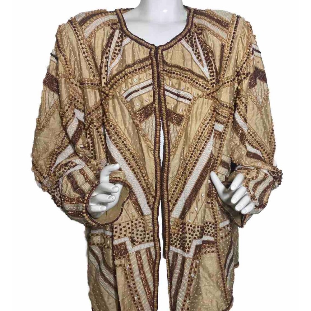 Vintage 80’s Judith Ann Plus Beaded Coat